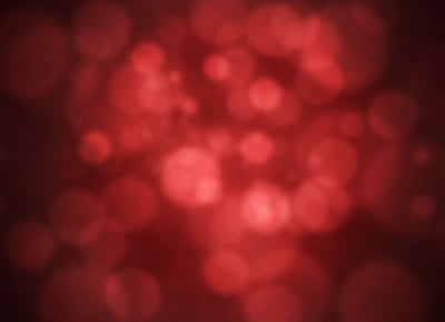 hazy red dots